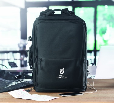 Logotrade promotional giveaway picture of: Backpack 600D RPET