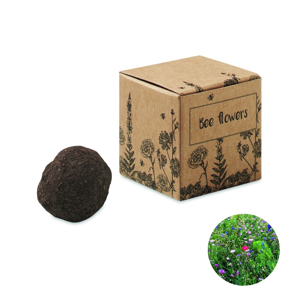 Logotrade promotional items photo of: Seed bomb with bee flowers