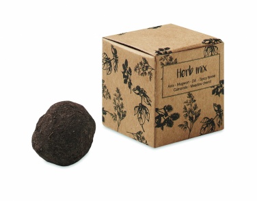 Logotrade promotional product picture of: Herb seed bomb in carton box