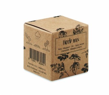 Logotrade promotional item image of: Herb seed bomb in carton box