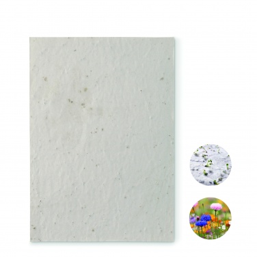 Logo trade advertising products image of: A5 wildflower seed paper sheet