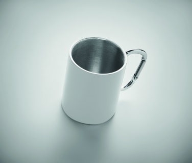 Logo trade promotional gifts picture of: Metal mug and carabiner handle