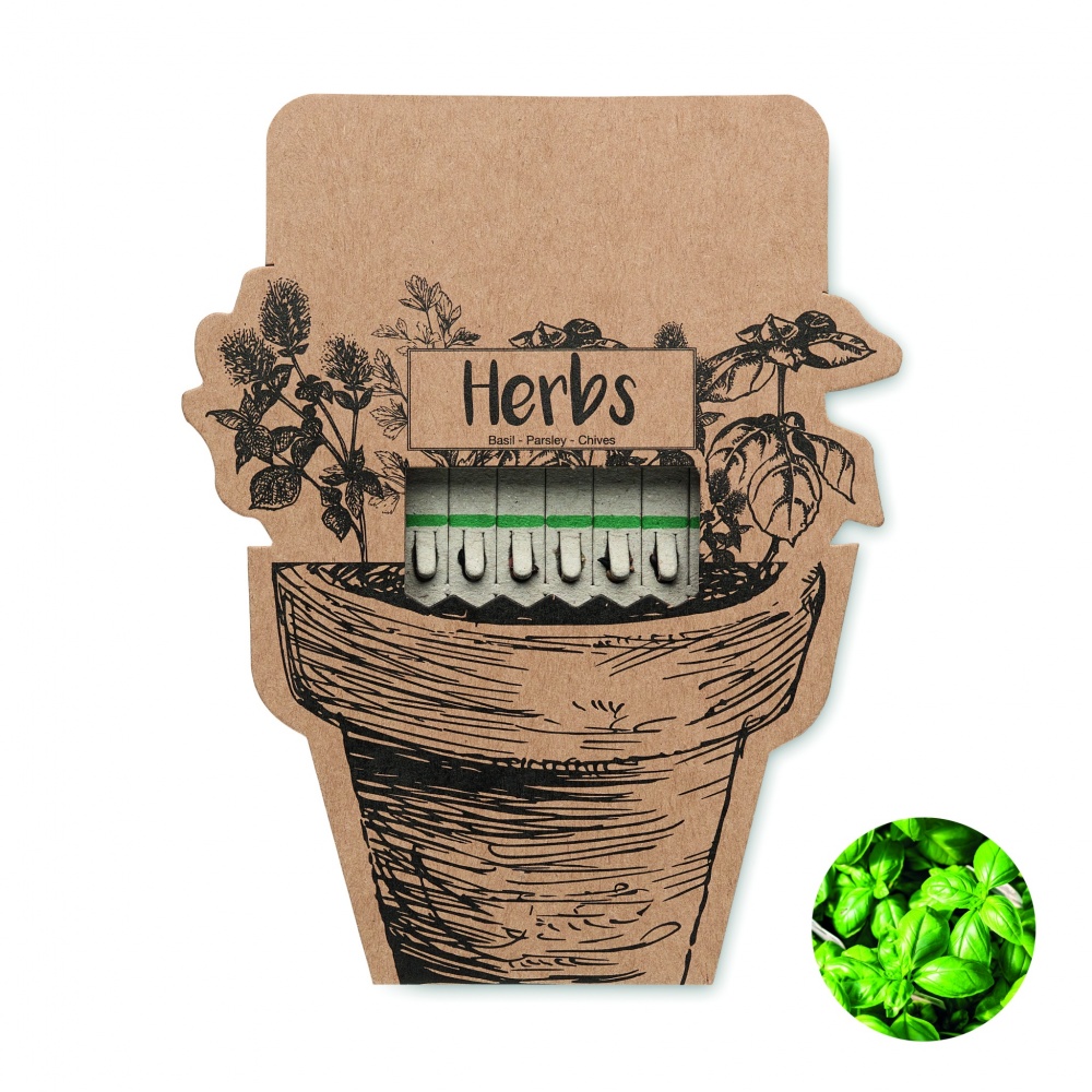 Logo trade promotional gifts image of: Herb seeds sticks