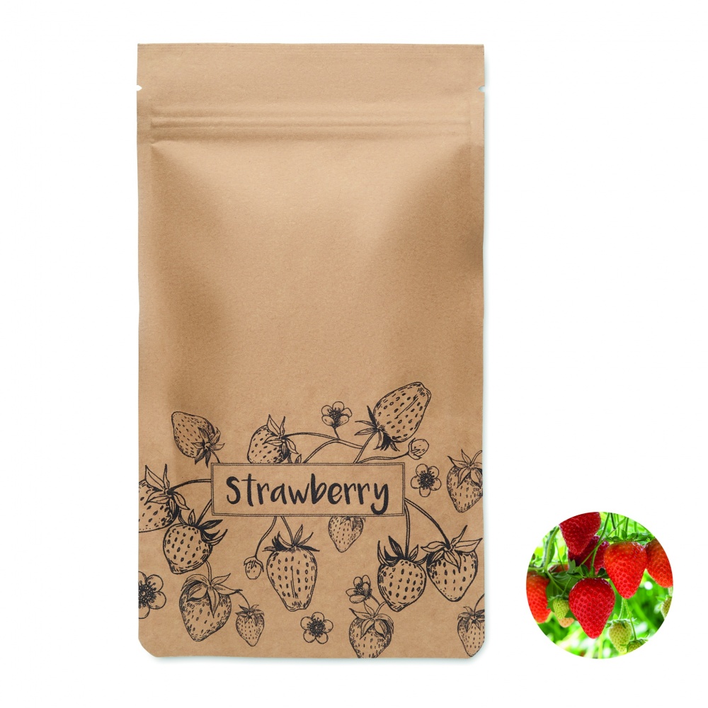 Logo trade corporate gifts picture of: Strawberry growing kit