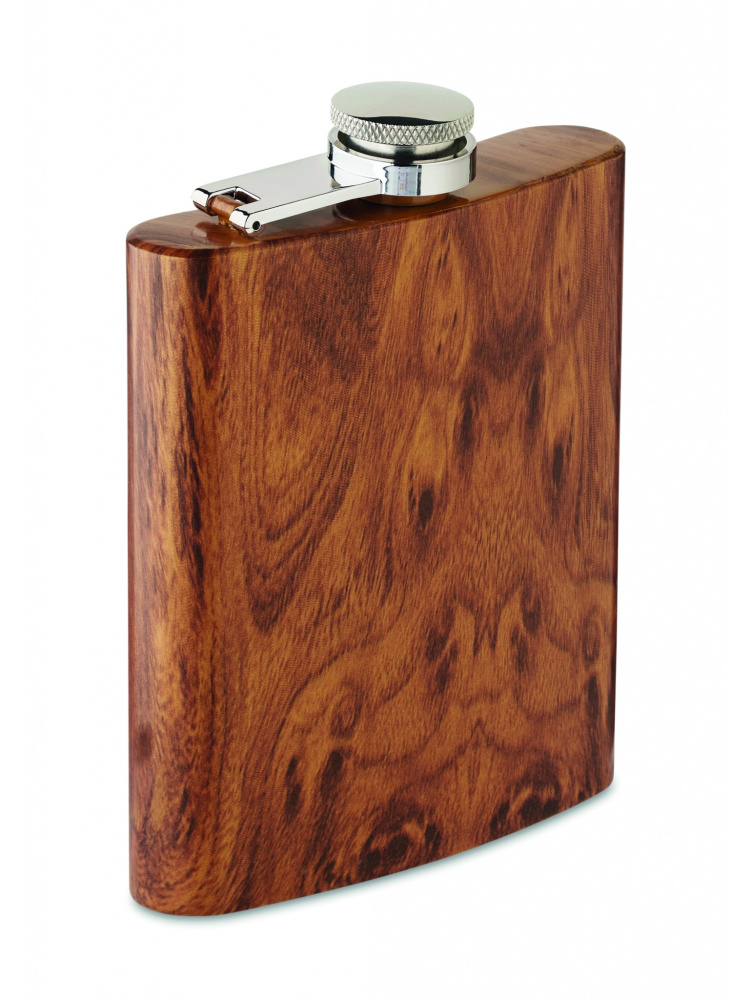 Logo trade promotional gift photo of: Slim hip flask 190 ml