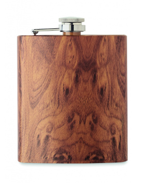 Logo trade business gift photo of: Slim hip flask 190 ml