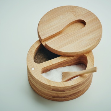 Logotrade advertising product picture of: Salt and pepper bamboo box