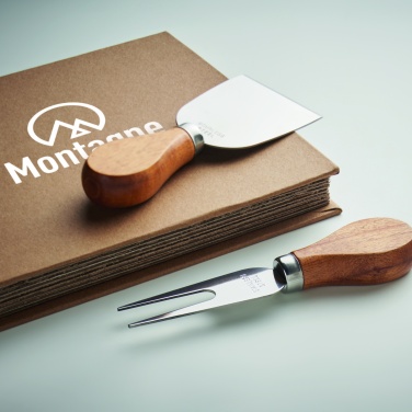 Logo trade promotional gift photo of: Set of 4 cheese knives