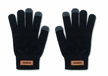 Logo trade promotional products image of: RPET tactile gloves