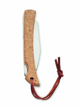 Logotrade promotional item picture of: Foldable knife with cork