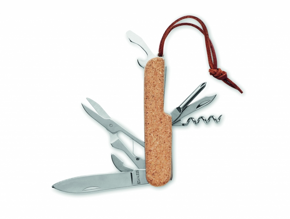 Logotrade corporate gift image of: Multi tool pocket knife cork