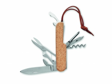 Logo trade promotional products picture of: Multi tool pocket knife cork