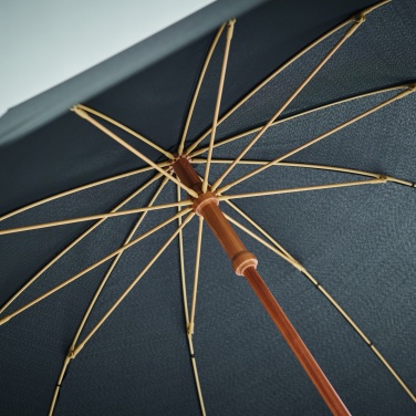 Logo trade promotional merchandise image of: 23,5 inch RPET/bamboo umbrella