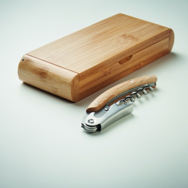 Logo trade promotional products picture of: Waiter's knife in bamboo