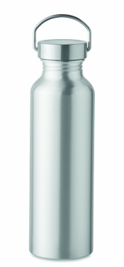 Logotrade promotional giveaway picture of: Recycled aluminum bottle 500 ml with a stainless steel handle cap