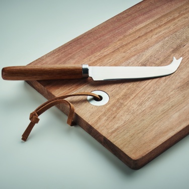 Logotrade promotional merchandise image of: Acacia wood cheese board set Hannover