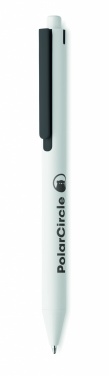 Logo trade promotional merchandise image of: Recycled ABS push button pen