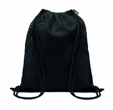 Logo trade advertising product photo of: Large drawstring bag 300D RPET