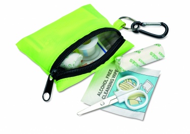 Logo trade promotional gifts picture of: First aid kit w/ carabiner