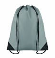 190T Polyester drawstring bag, Grey