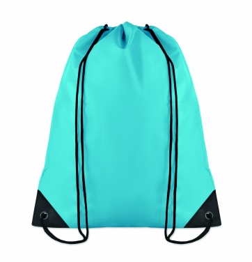 Logo trade promotional giveaway photo of: 190T Polyester drawstring bag