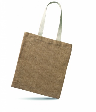 Logo trade corporate gifts image of: Jute shopping bag