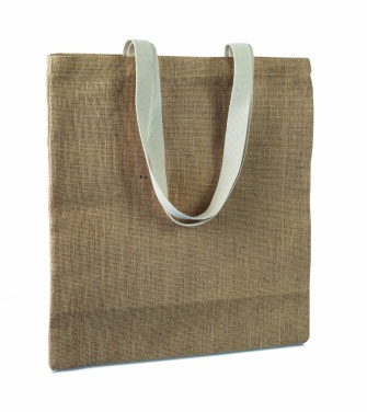 Logo trade promotional giveaways picture of: Jute shopping bag