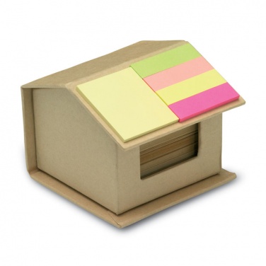 Logo trade promotional product photo of: Memo/sticky notes pad recycled