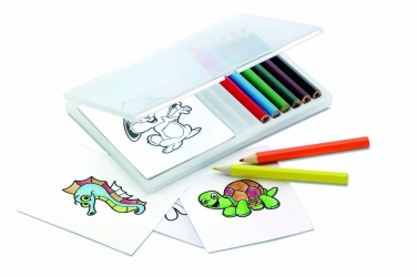 Logotrade business gift image of: Wooden pencil colouring set