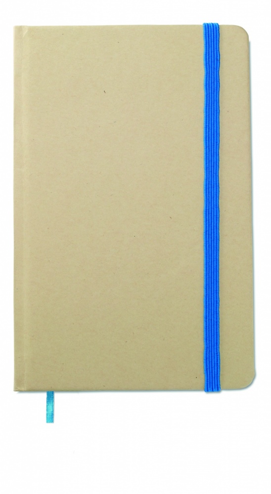 Logo trade promotional giveaways picture of: A6 recycled notebook 96 plain