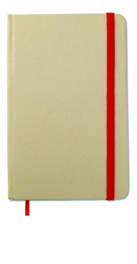 Logotrade promotional giveaway picture of: A6 recycled notebook 96 plain