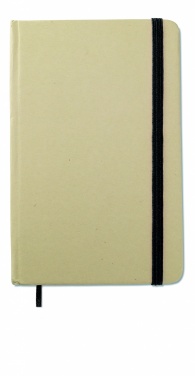 Logo trade promotional giveaway photo of: A6 recycled notebook 96 plain