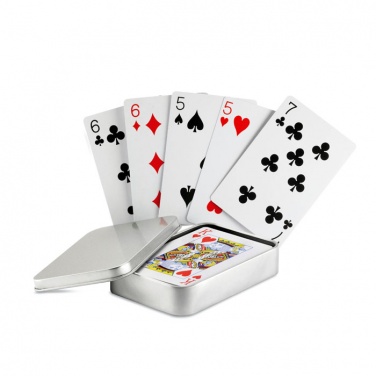 Logotrade promotional gift picture of: Playing cards in tin box