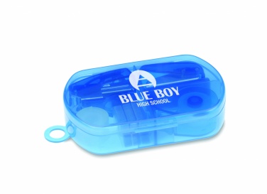 Logo trade business gift photo of: Stationery set in plastic box