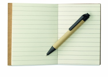 Logo trade promotional products picture of: Recycled notebook with pen