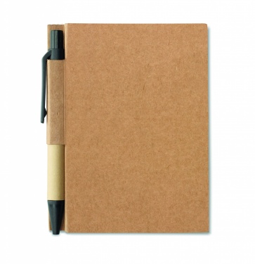 Logotrade promotional merchandise photo of: Recycled notebook with pen