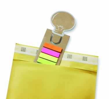 Logo trade advertising product photo of: Bookmark with sticky memo pad