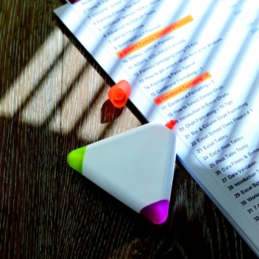 Logotrade promotional merchandise picture of: Triangular highlighter