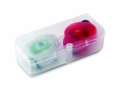 2 bicycle lights in PP box, Multicolour