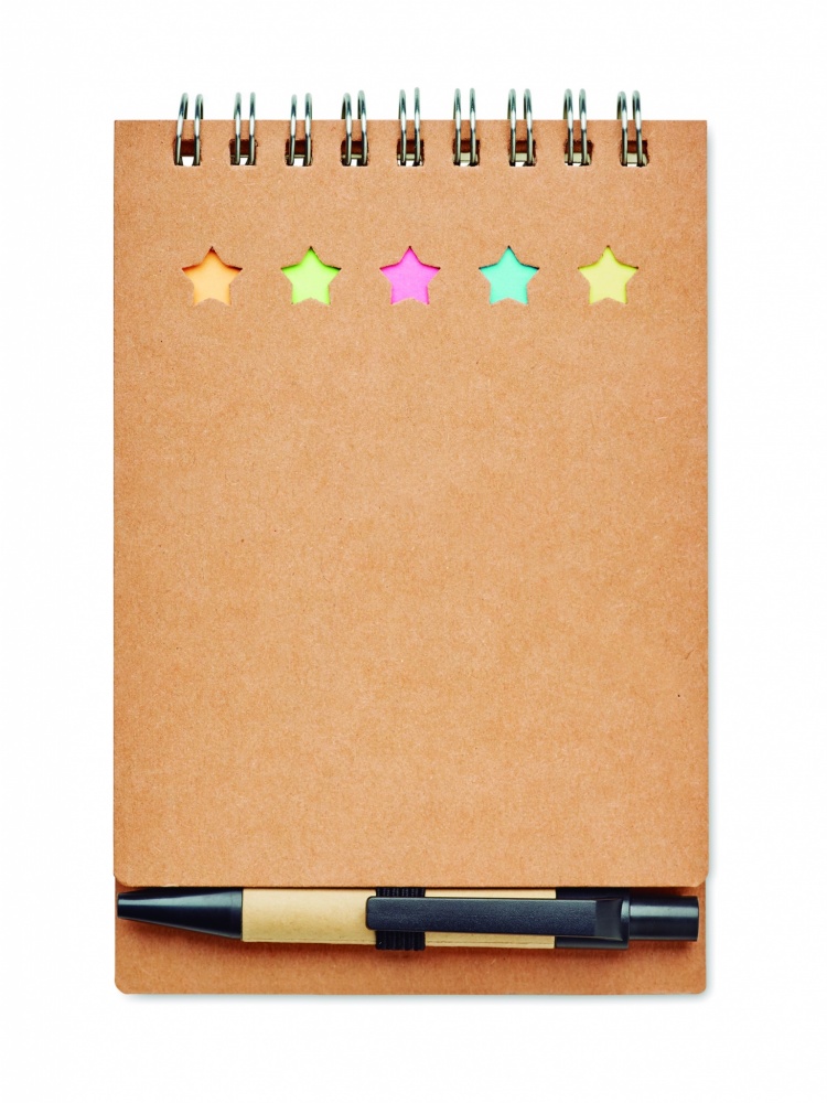 Logo trade corporate gifts picture of: Notepad with pen and memo pad