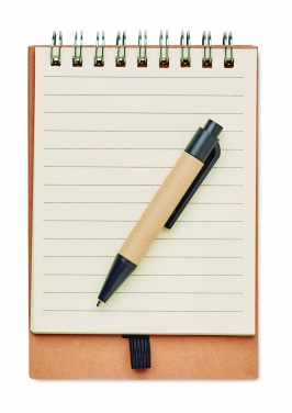 Logotrade promotional item picture of: Notepad with pen and memo pad