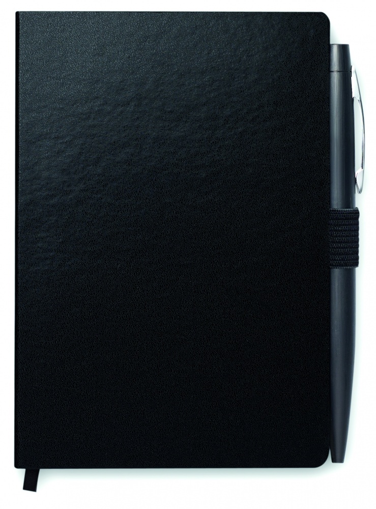 Logotrade advertising product image of: A6 notebook with pen 72 lined