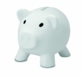 Piggy bank, White