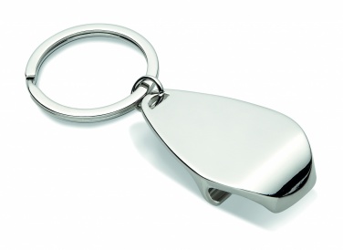 Logo trade business gifts image of: Bottle opener key ring Tornio