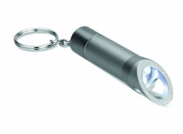 Logotrade advertising products photo of: Metal torch key ring