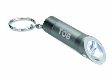 Logo trade advertising products image of: Metal torch key ring Ylivieska