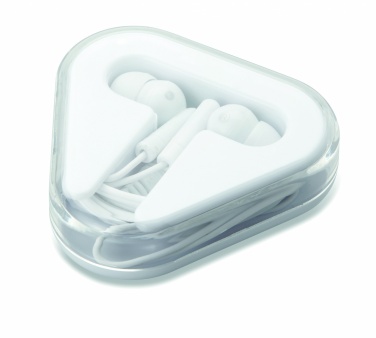 Logo trade promotional gift photo of: Earphones in PS case