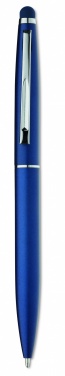 Logo trade promotional giveaway photo of: Twist type pen w stylus top