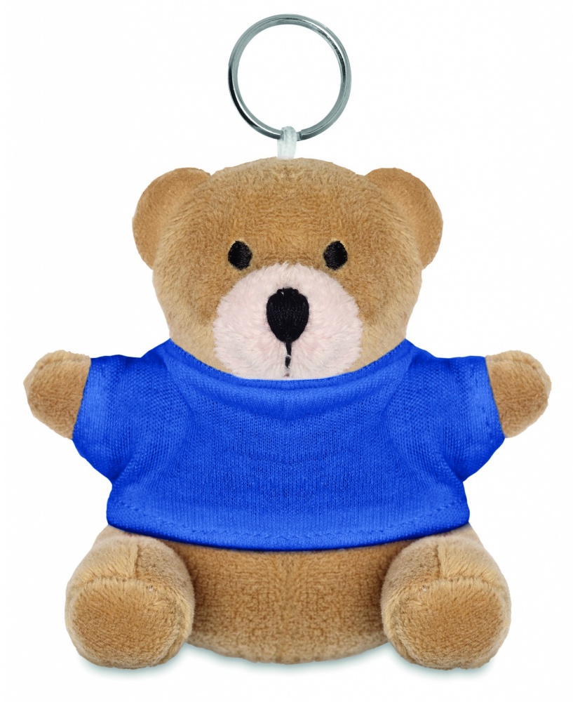 Logotrade advertising product image of: Teddy bear key ring FINLAND