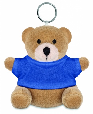 Logo trade promotional products image of: Teddy bear key ring FINLAND